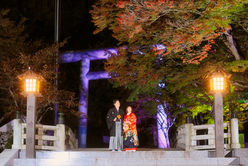土津神社ライトアップ撮影プラン 追加料金0円!!