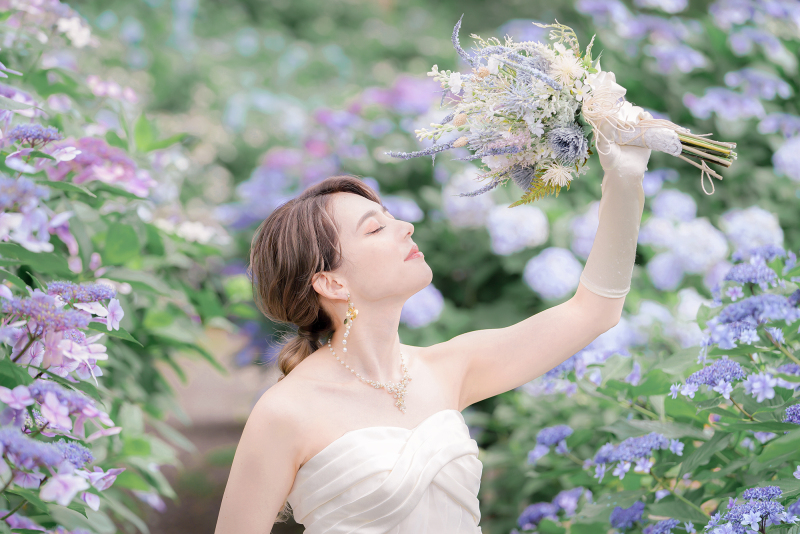 7月限定 あじさい 緑水苑 洋装 全データプラン　　　 通常価格より20％OFF　￥185,000&rarr;￥148,000