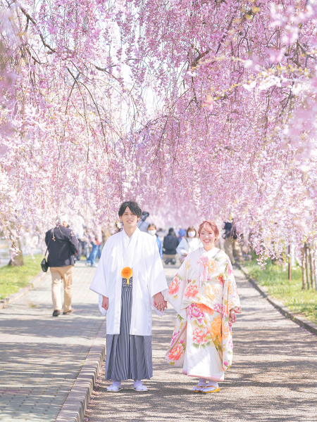 『桜』喜多方撮影－和装－【撮影全データ付き】追加料金０円！！　