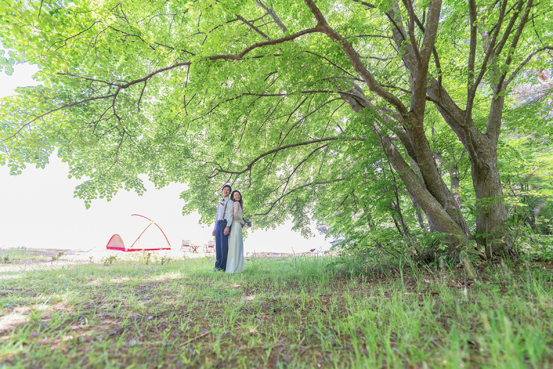 Gear up for Love! 大好きなキャンプで残す。至福の結婚前撮り