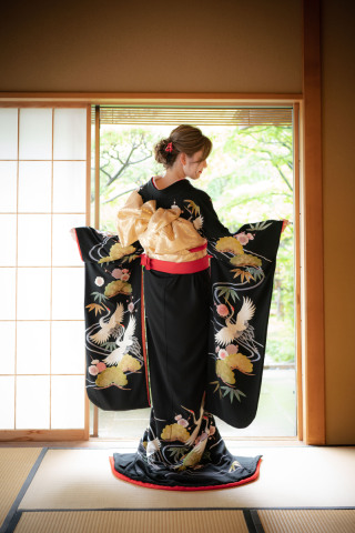 吉祥流水鶴文（A10-000004）