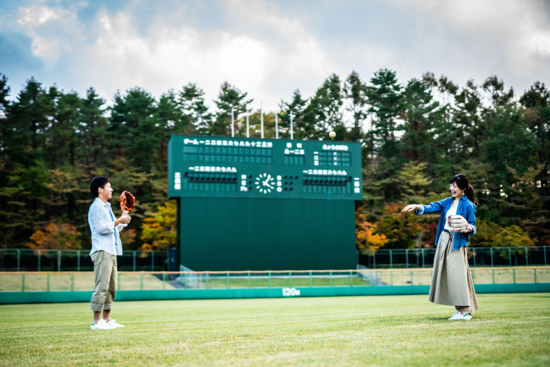 「投げ合うのは、ボールだけじゃなくて」