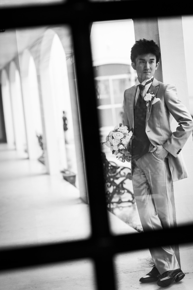 ご新婦様のヘアチェンジ中は