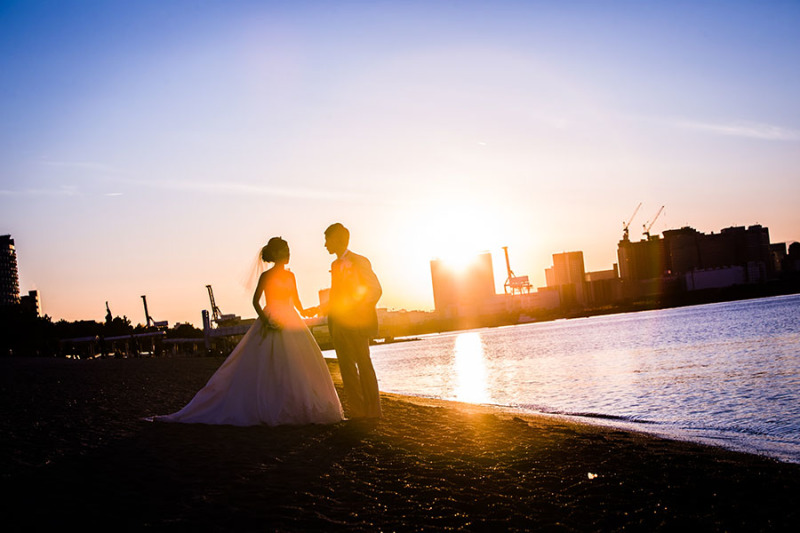 陽が沈んでくると・・