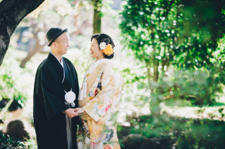 【和装＊色打掛】日本庭園＋和室撮影｜肥後細川庭園