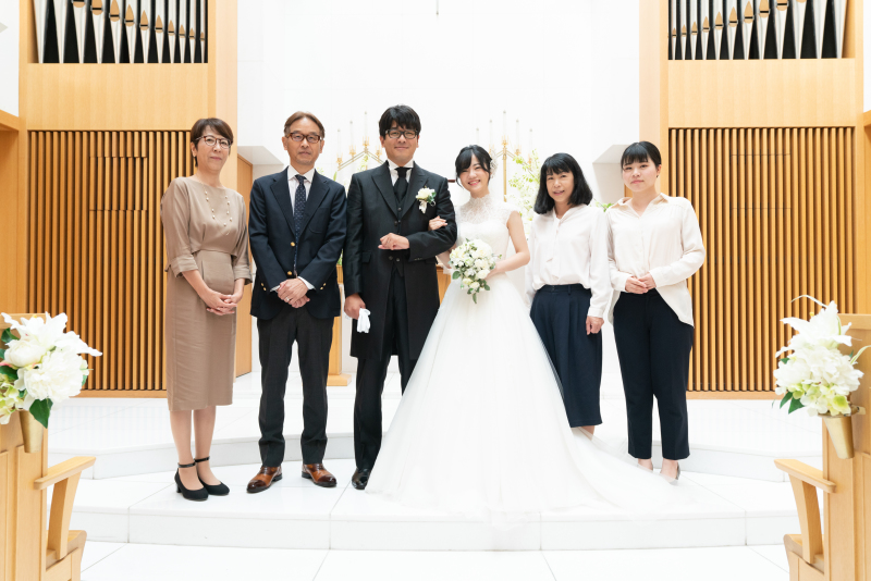 ご家族様と一緒に♡ホワイトチャペル撮影
