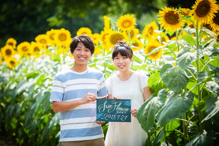 ひまわり畑エンゲージメントフォト♡その②