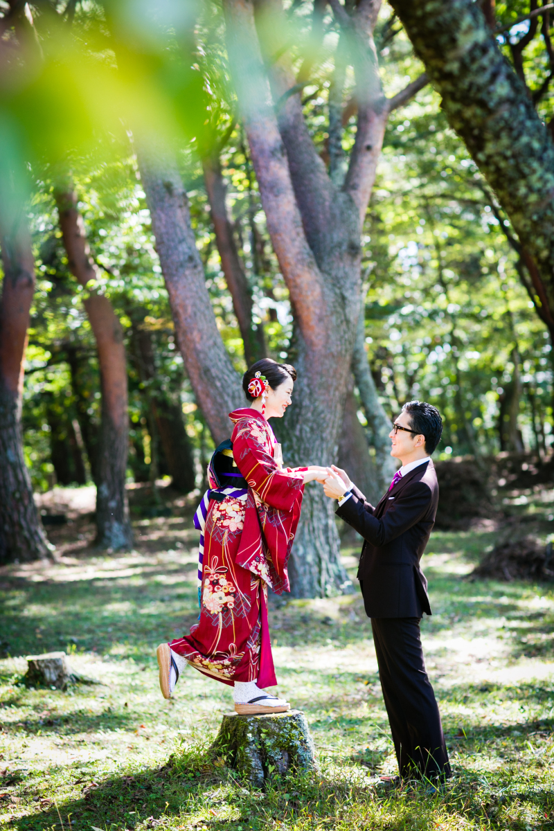 神社からスタート!いいお天気♡