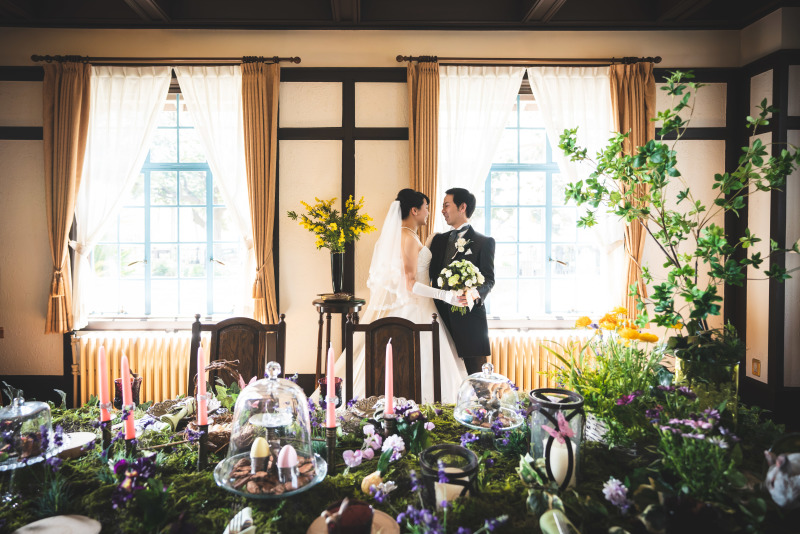 仕上がりはまるでふたりのためのお祝いの席♪