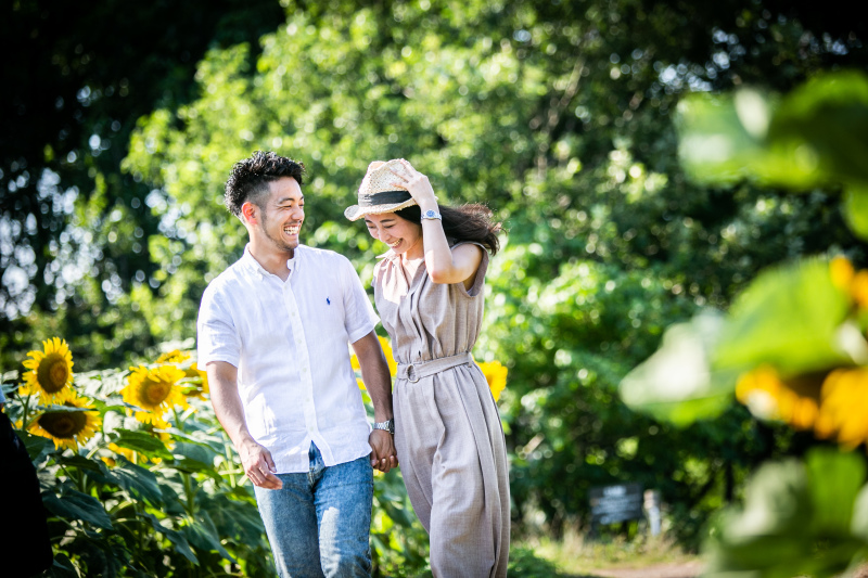 会話が聞こえてきそうなお散歩ショット