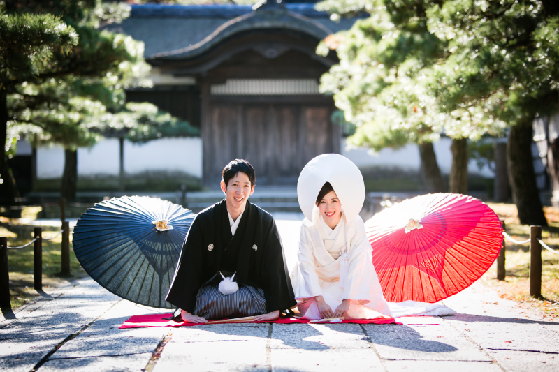 白無垢で・・三渓園12月ロケーション撮影☆