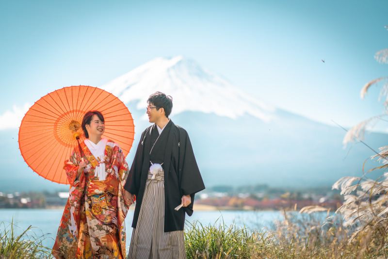 天気が安定する秋は前撮りにぴったり