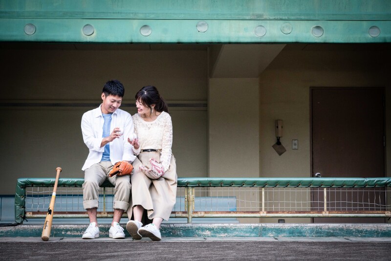 「このグラウンドから始まる、ふたりの物語」