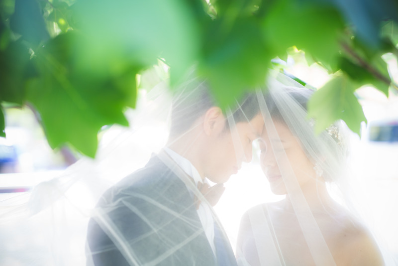 最後はベールをかけてのお写真で