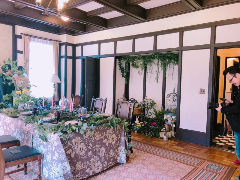 イースターのガーデン風テーブルコーディネート!