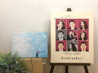 ウエルカムボードA3 キャンバスパネル ー １枚写真タイプ