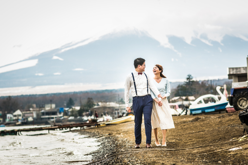 湖の周辺をお散歩♪