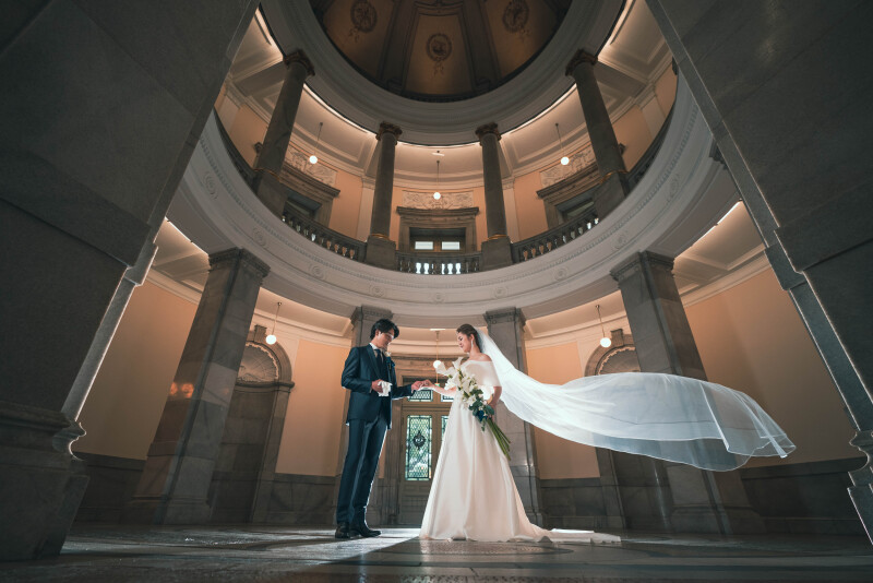 【東京国立博物館:表慶館】夢の宮殿建築フォトウエディング|洋装1着|オーナーフォトグラファー撮影確約|美肌レタッチ付アルバム特典