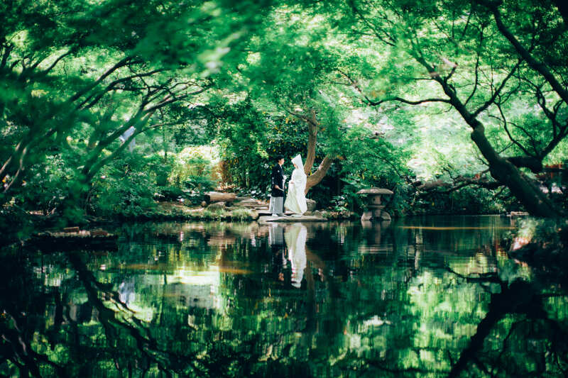 【東京和装フォト】四季を彩る選べる日本庭園ロケーション撮影|和装1着|オーナーフォトグラファー撮影確約|美肌レタッチ付アルバム