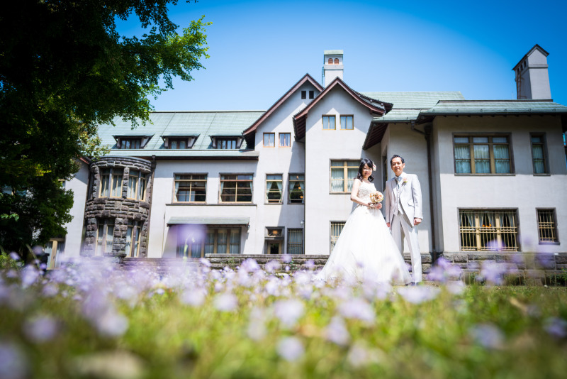 【東京クラシック洋館フォトプラン】洋装1着|東京の名建築で叶える憧れのウェディングフォト|オーナーフォトグラファー撮影確約