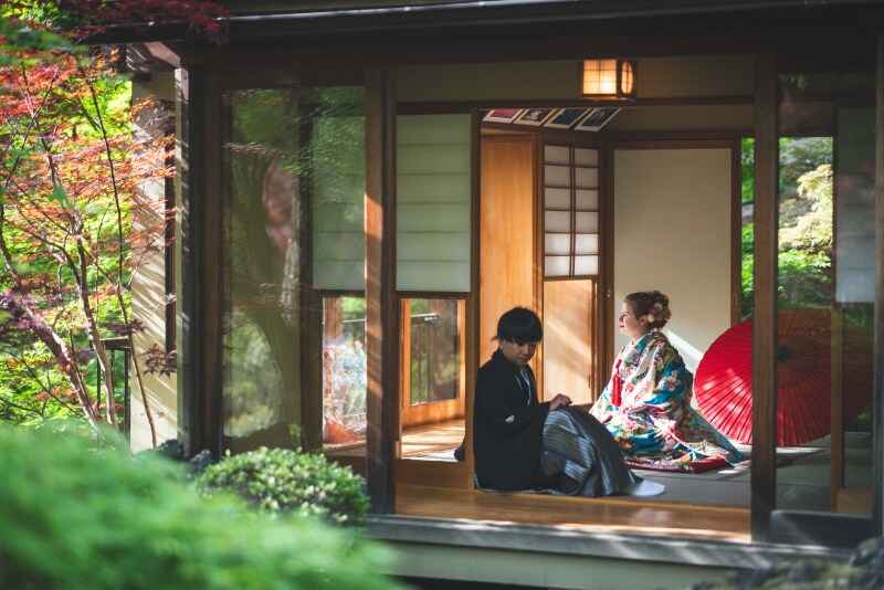 【東京和装フォト】四季を彩る選べる日本庭園ロケーション撮影|和装1着|オーナーフォトグラファー撮影確約|美肌レタッチ付アルバム
