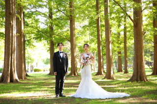 お天気のいい公園で【洋装ロケーション】
