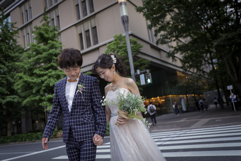 夕景からの撮影も!