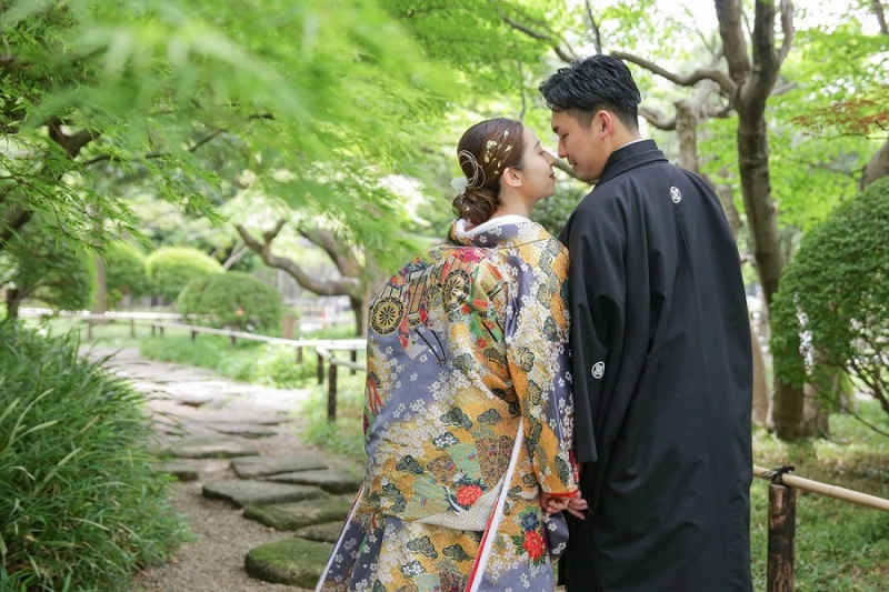 新緑に囲まれて