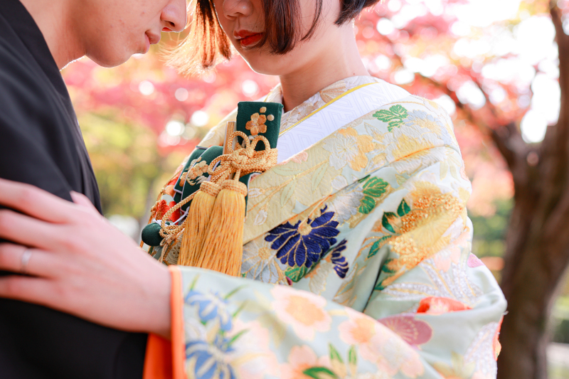 平成庭園 紅葉ロケーション撮影