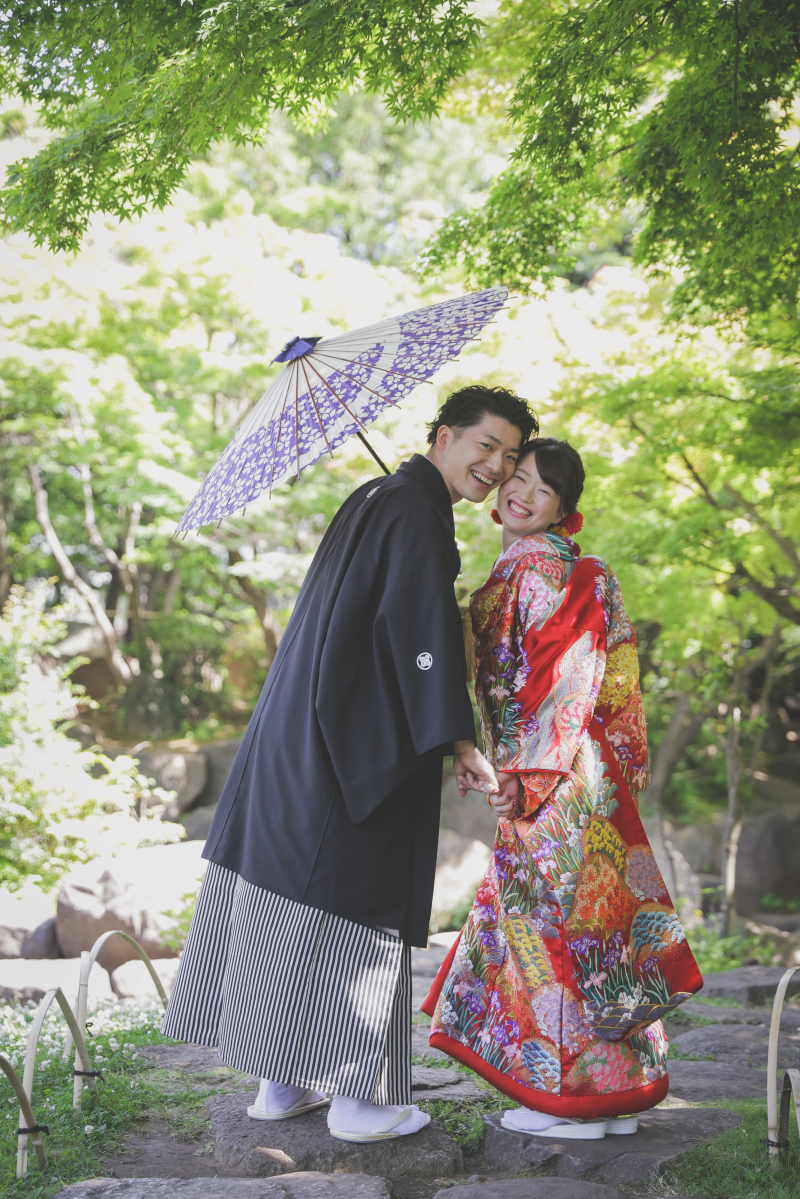 きれいな新緑に囲まれて