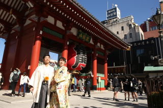 浅草周辺お散歩ロケーション撮影