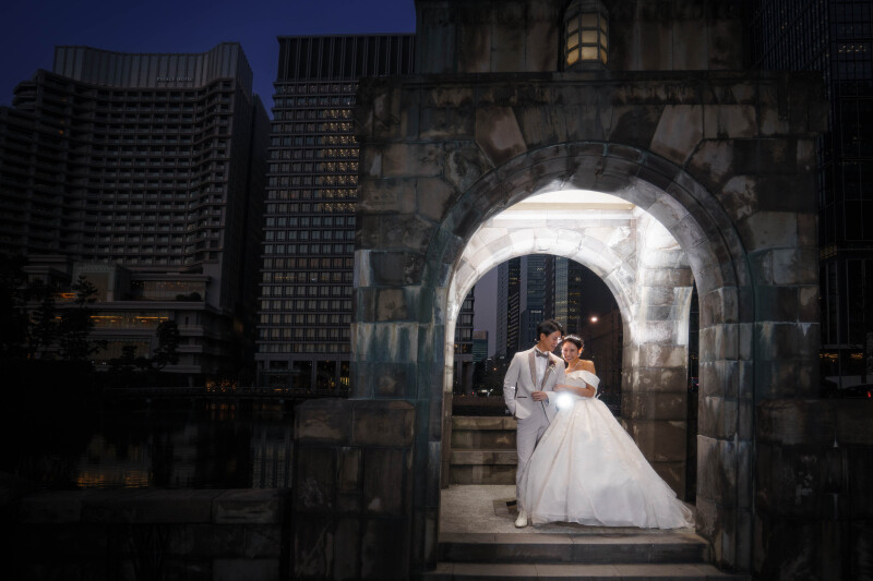 【データ3日で納品!】11月末まで お好きなドレス1着で東京駅ロケ(追加料金なしプラン)80カットデータ付