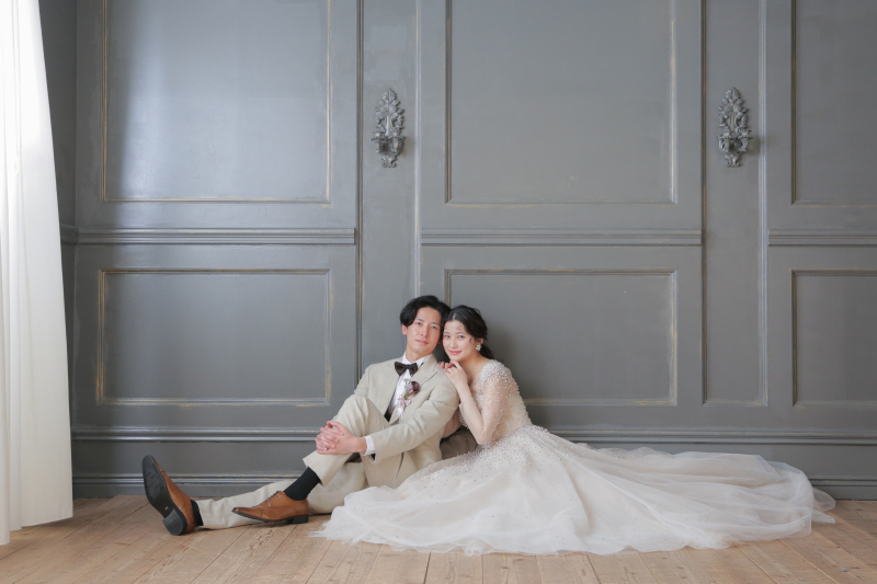 【Photorait限定】10月末まで 全て込みで¥45,000!ウェディング×マタニティドレススタジオ撮影 データ80カット
