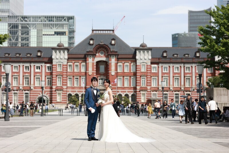 【Photorait限定】10月末まで:平日限定東京駅お手軽プラン 衣装追加料金なし データ50カット