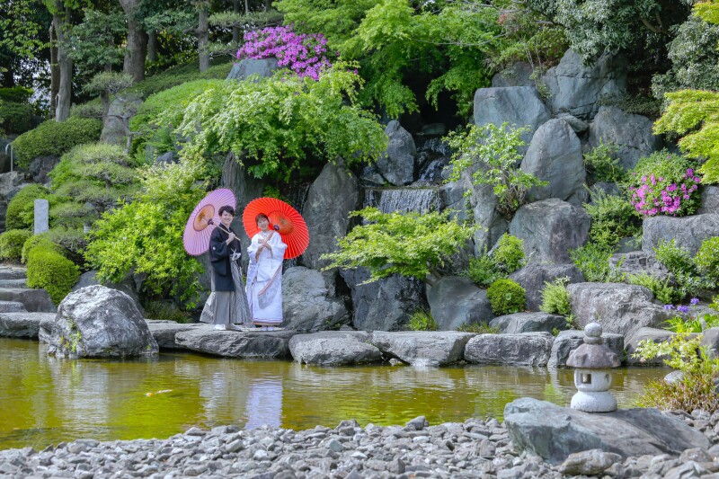 【Photorait限定】10月末までの撮影 和装で庭園ロケプラン(衣装追加料金なし) 100カットデータ