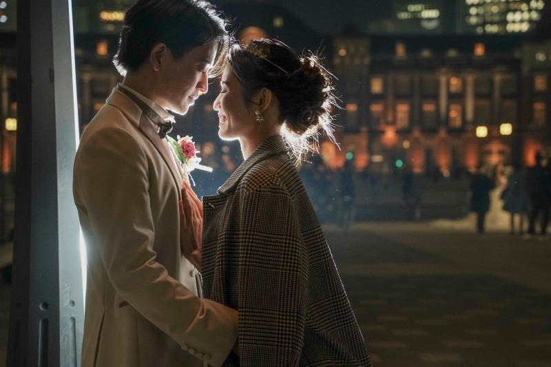 【データ3日で納品!】11月末まで お好きなドレス1着で東京駅ロケ(追加料金なしプラン)80カットデータ付