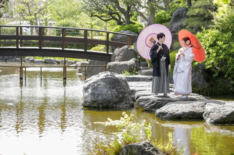 【Photorait限定】洋装も和装も！1月末まで庭園和装ロケ＆東京駅洋装ロケ◇150カット全データ３日以内納品