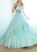 3278　エメラルドグリーンのエレガントビッグリボン★2