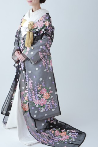 オーガンジー黒★1