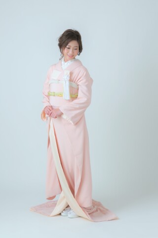 ピンク無垢（白無垢+なでしこ）★1