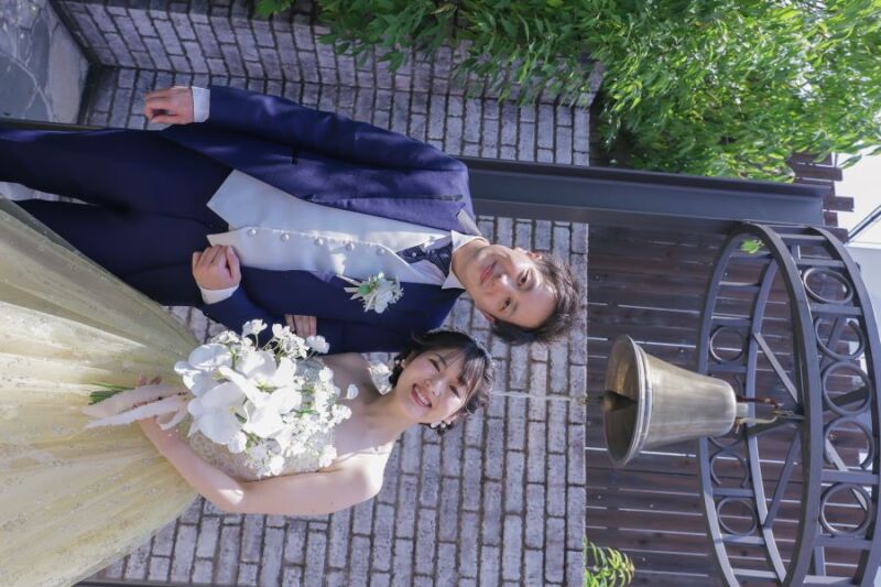 カリヨンの前で幸せの鐘を鳴らして♪