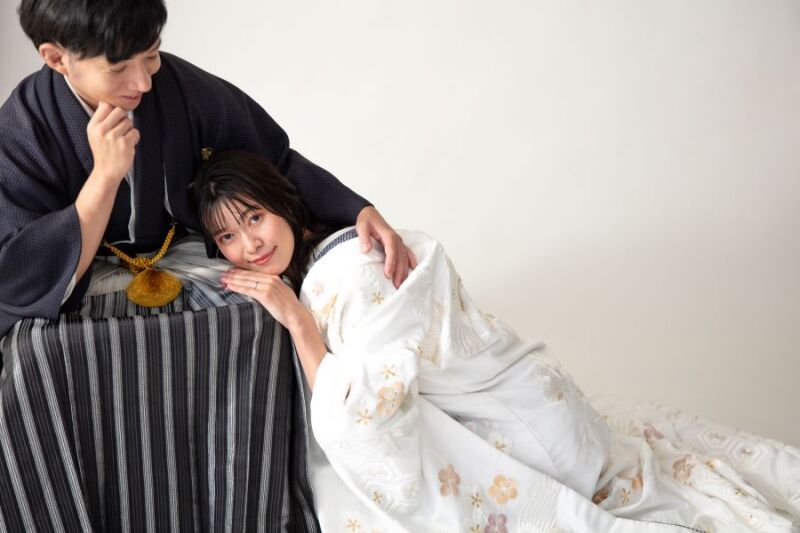 お膝にこてん♡