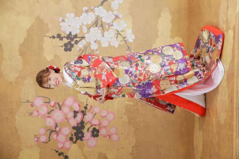 和装スタジオ撮影♪～新婦様ソロショット