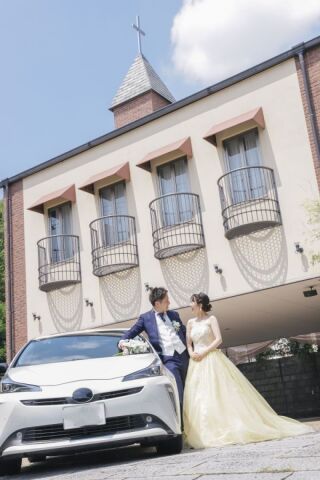 愛車と一緒に！