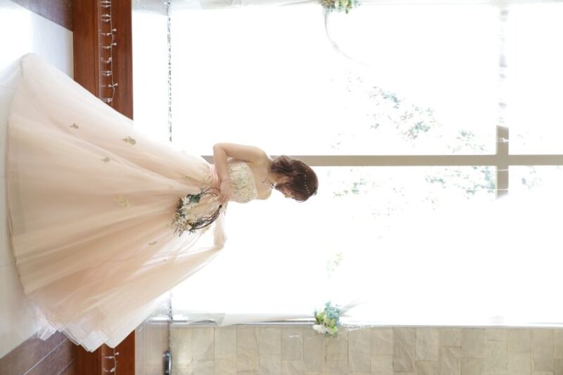 チュール素材のドレス♪