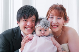 ウエディングフォトは3人で♡