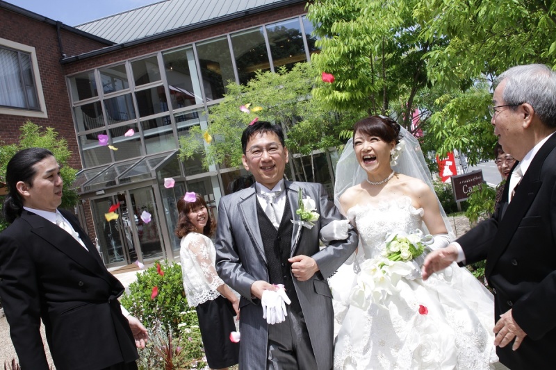 お外でも撮影☆