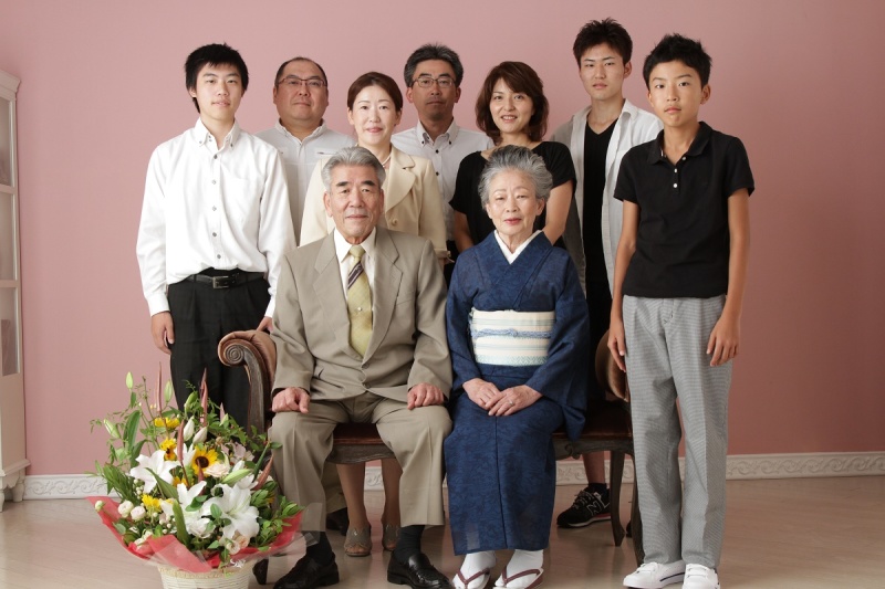 親族集合写真
