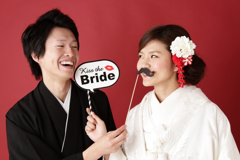 花嫁様にひげが！(*´Д｀)