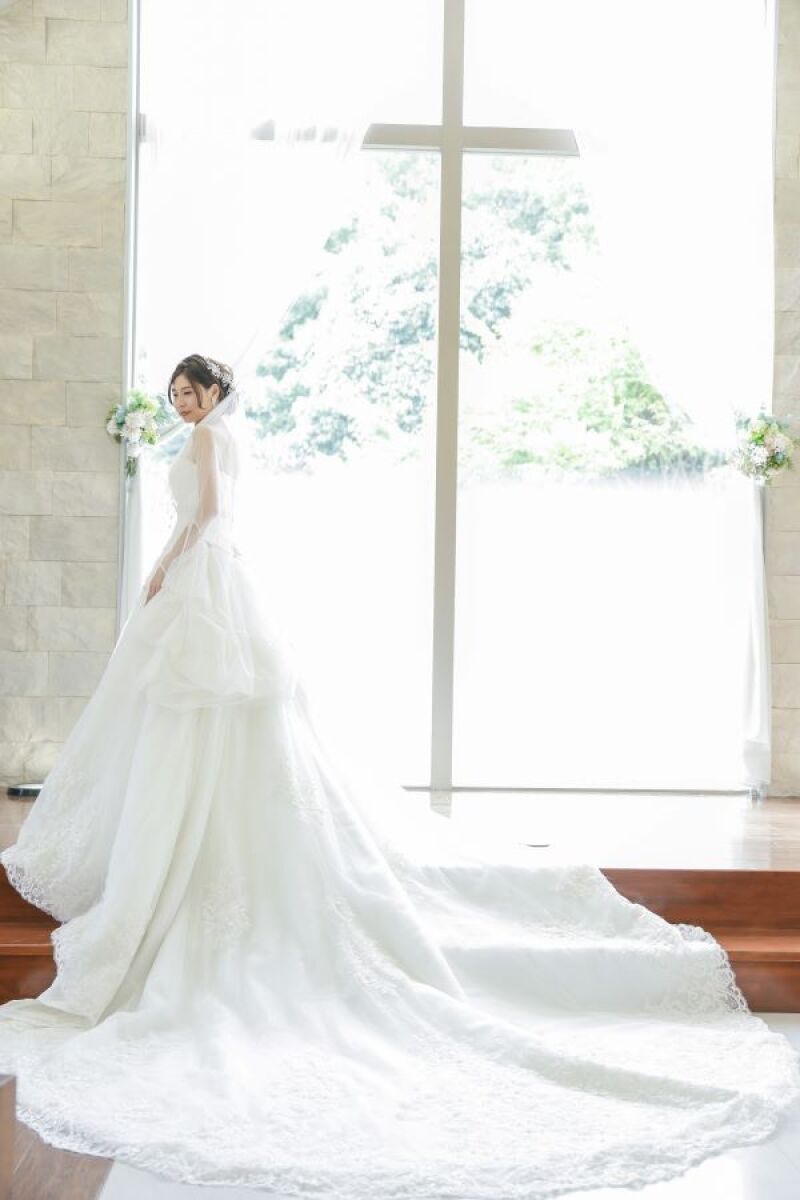 花嫁様一人ショット